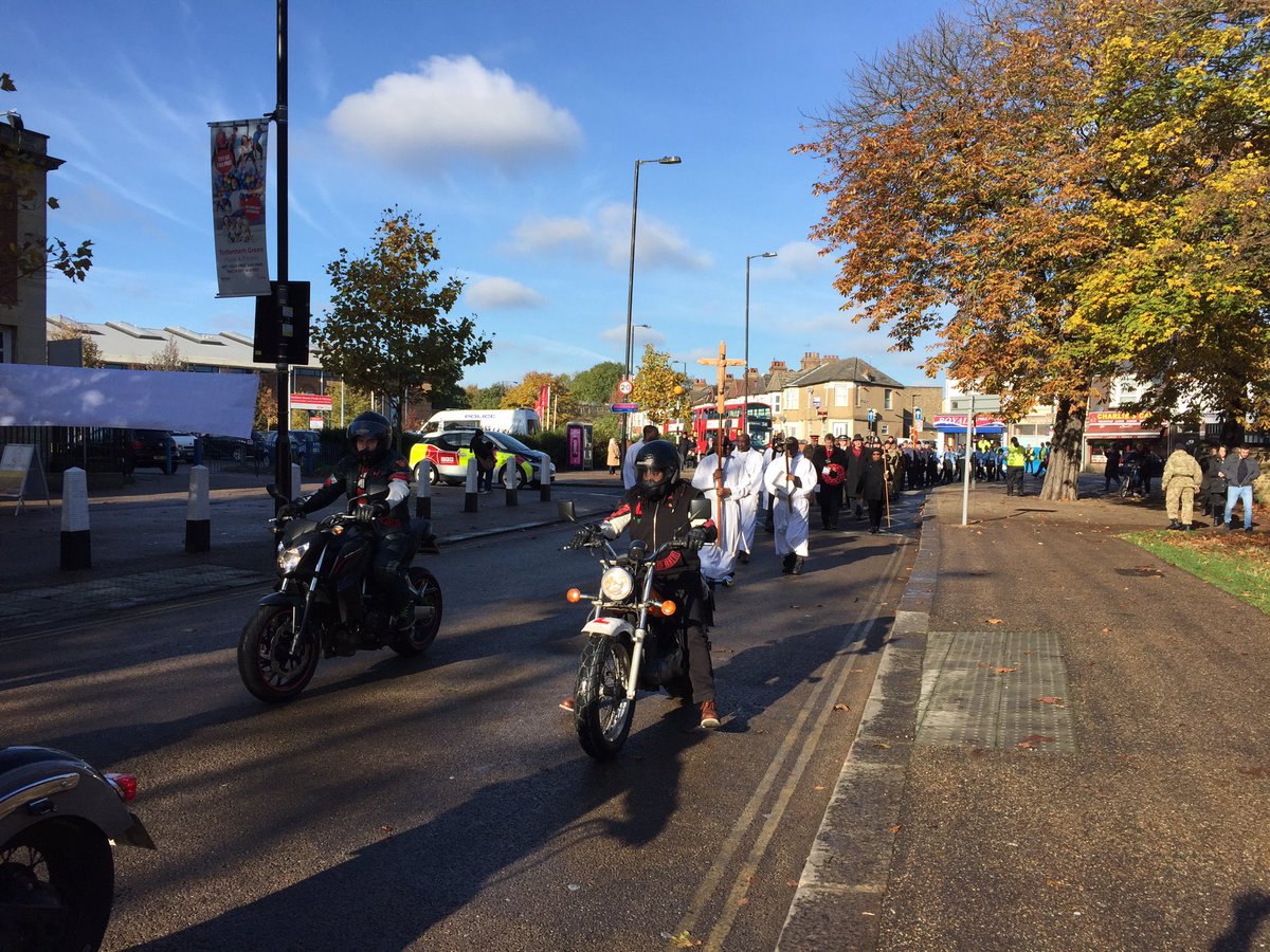 RedArmyRC's tweet photo. Huge honour to supply #motorcycle outriders for #RemembranceSunday parade from @HTTottenham to #Tottenham Cenotaph #lestweforget https://t.co/xfvUCtSdF8