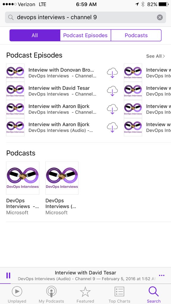 DonovanBrown's tweet image. Just downloaded an episode of #DevOpsInterviews as a podcast from @iTunes. @dtzar @gopinach @AbelSquidHead @aaronbjork @ashtom @stevestjean
