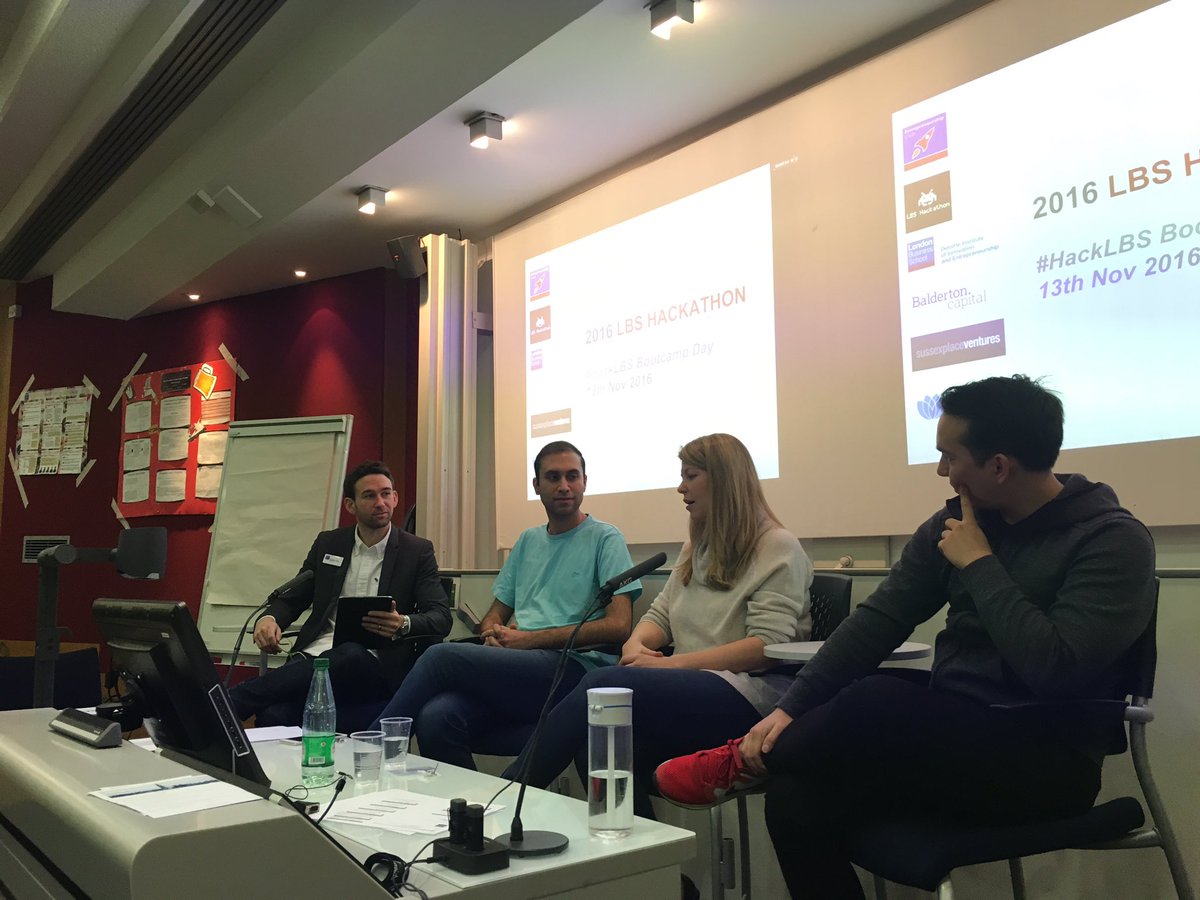 LBSHackathon's tweet image. #Entrepreneur panel talking about their journeys @adahealth @LBS @LeSalonApp #hacklbs