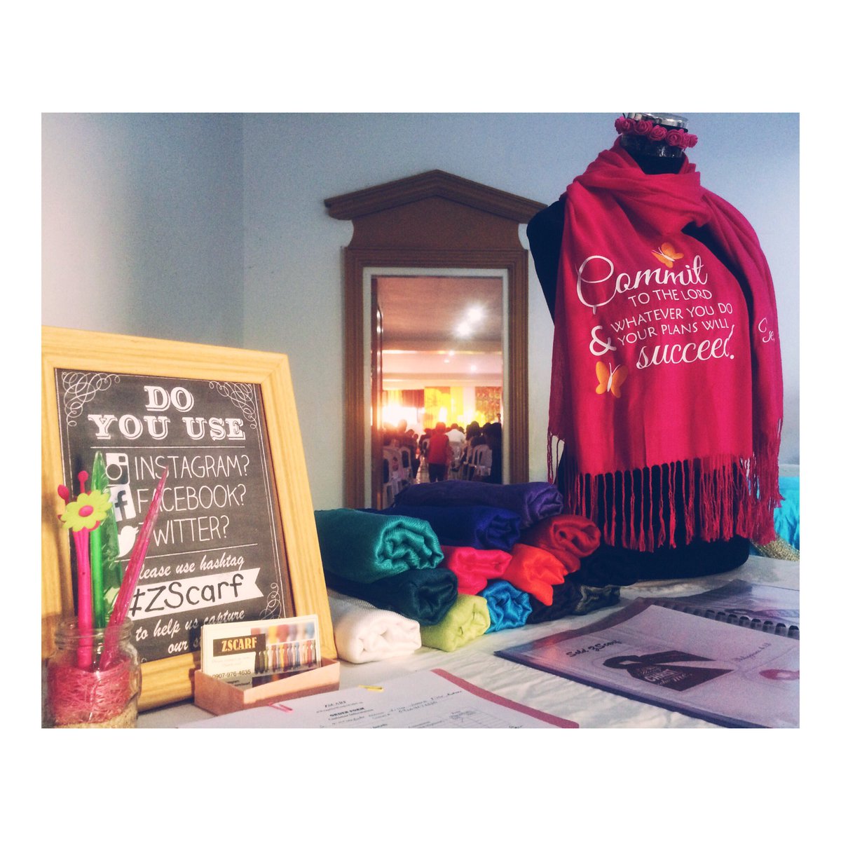 jai_bentor's tweet photo. #Minibooth #ZScarf 💕
Thank you so much for the invitation LJF Bataan! specially Harold! Unexpected sales today. Glory to GOD! https://t.co/QUkV4TG7KI