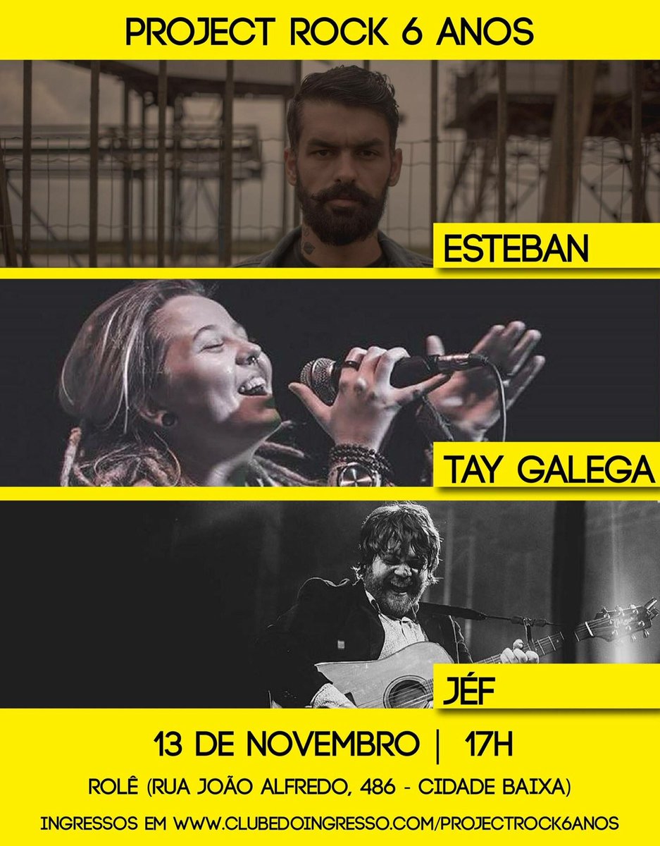 _projectrock's tweet photo. É HOJE! #ProjectRock6Anos! Tem ingresso na hora! Vem que será lindo! Esperamos todos no Rolê! https://t.co/kVliqmD8DG
