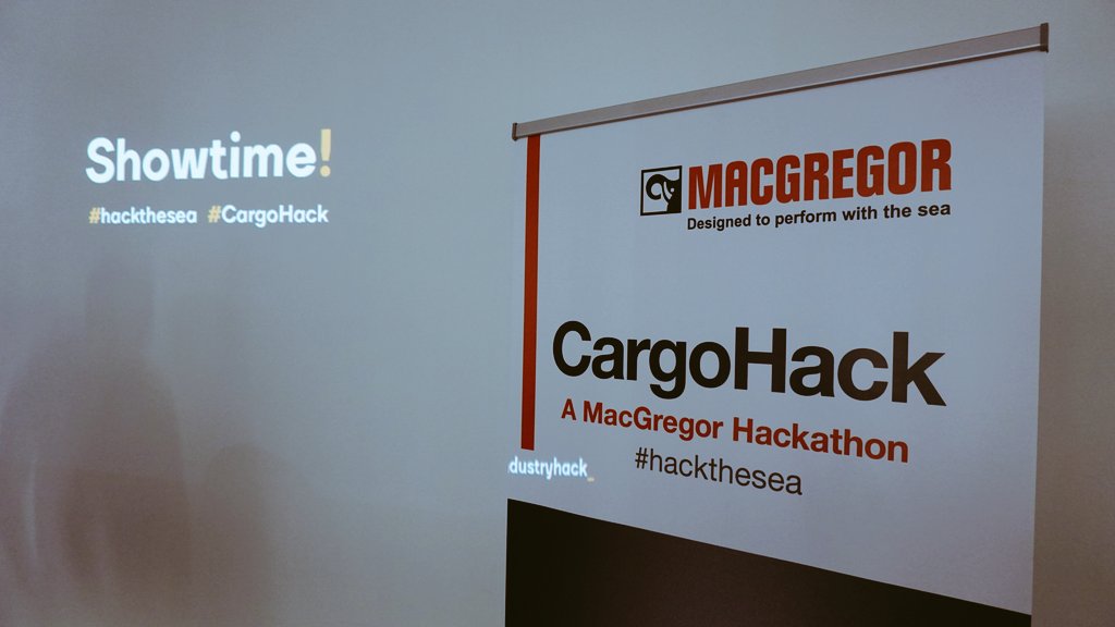 DigitalistPlc's tweet image. Showtime! #hackthesea #CargoHack