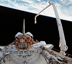 nmpanek's tweet photo. Today is the 35th anniversary of #Canadarm making its space debut and starting a legacy of #robotic contributions to space exploration! https://t.co/XC1x5jQyZo