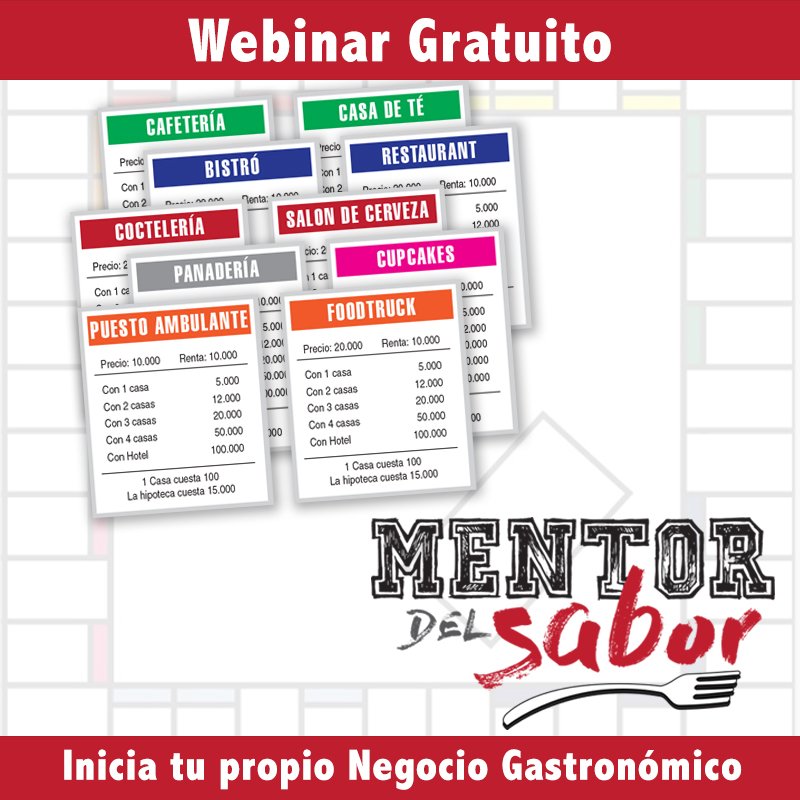 mentordelsabor's tweet photo. ¿Quieres emprender un nuevo negocio? en esta sesión te ayudaré con tips, cosas que hacer y que evitar para lograrlo! https://t.co/aaUZAJJPC5 https://t.co/I8DURB8OV4