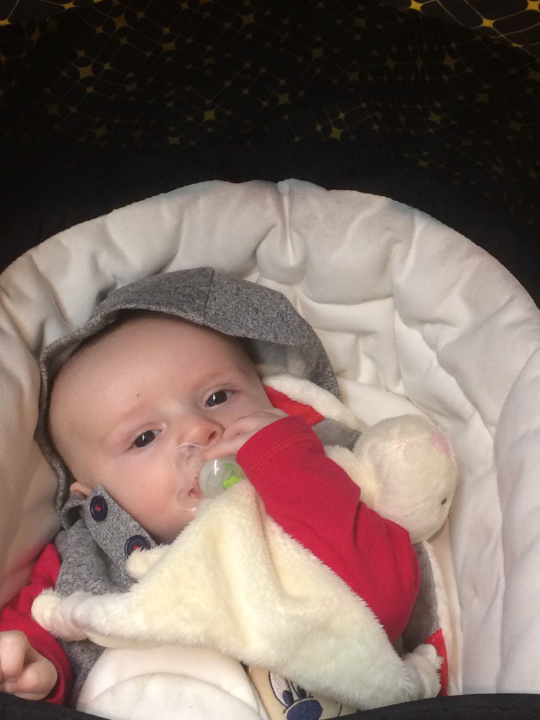 mattwest78's tweet image. @sainthelski Jack holding on to bunny while out shopping xxxx #withoutacareintheworld
