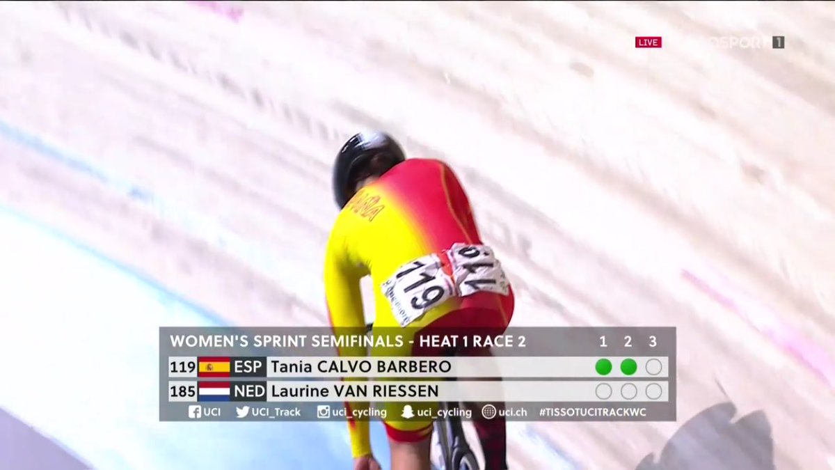 jsolalo's tweet photo. Histórica @TaniaCalvoBarbe 3 medallas en una prueba de la copa del mundo ... y en un rato a por el oro . Talento + trabajo https://t.co/g1pHjRUWTT