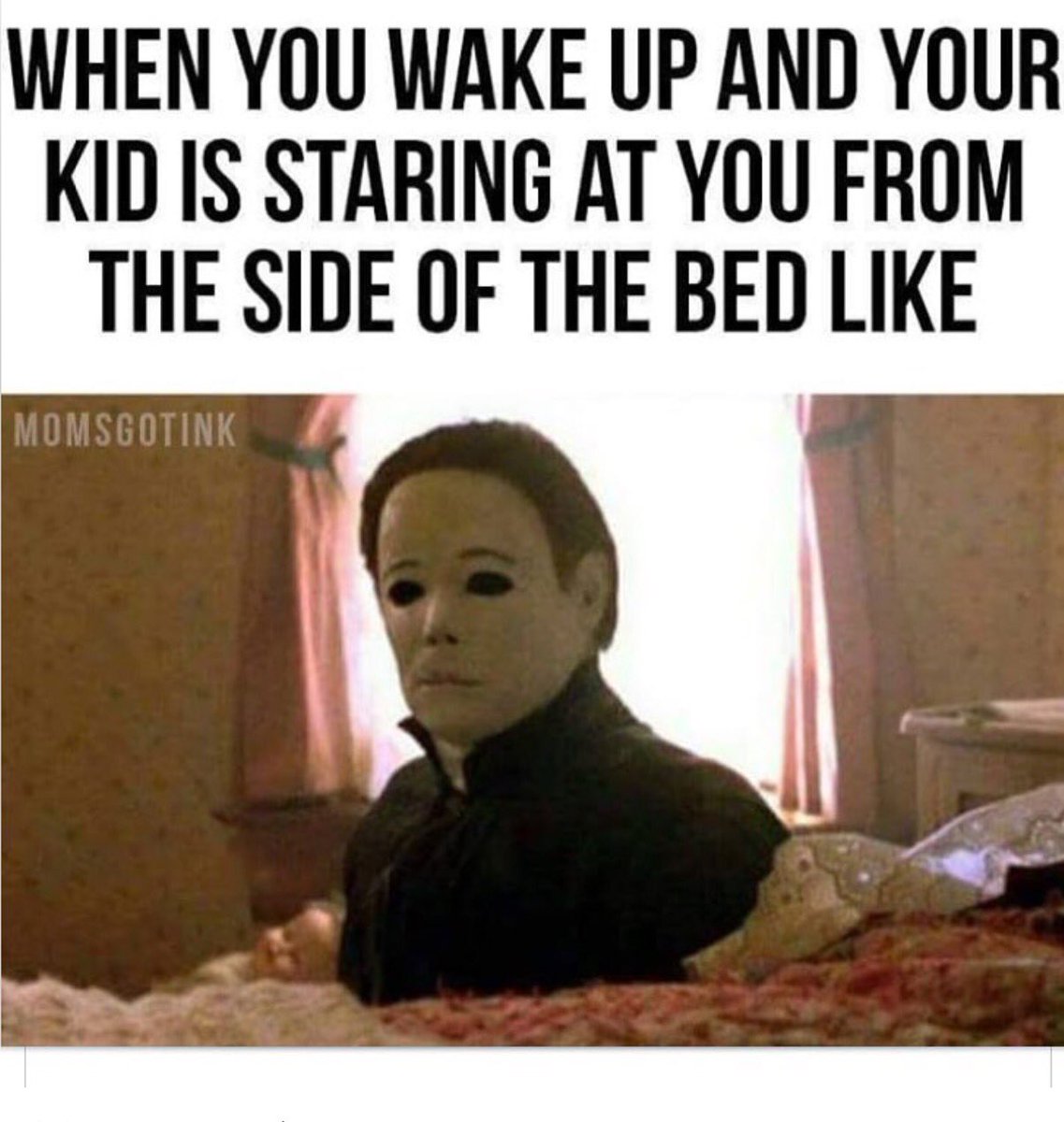 TheSkinnyPlus's tweet image. Here's to the mornings parents can wake up &amp;amp; not see their children staring at them like this!