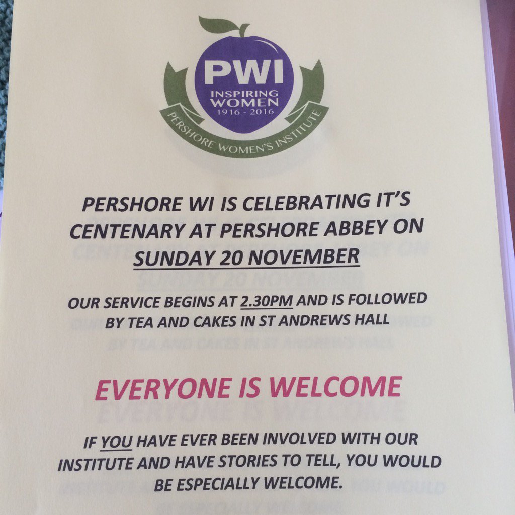 Pershore WI tweet media