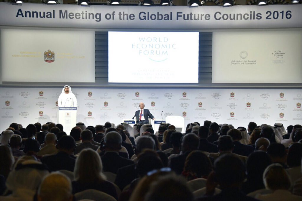 HHShkMohd's tweet photo. Today we held the inaugural Global Future Council meeting; 700 experts will comprise 35 councils to predict trends and shape the future. https://t.co/xicRYVmANt