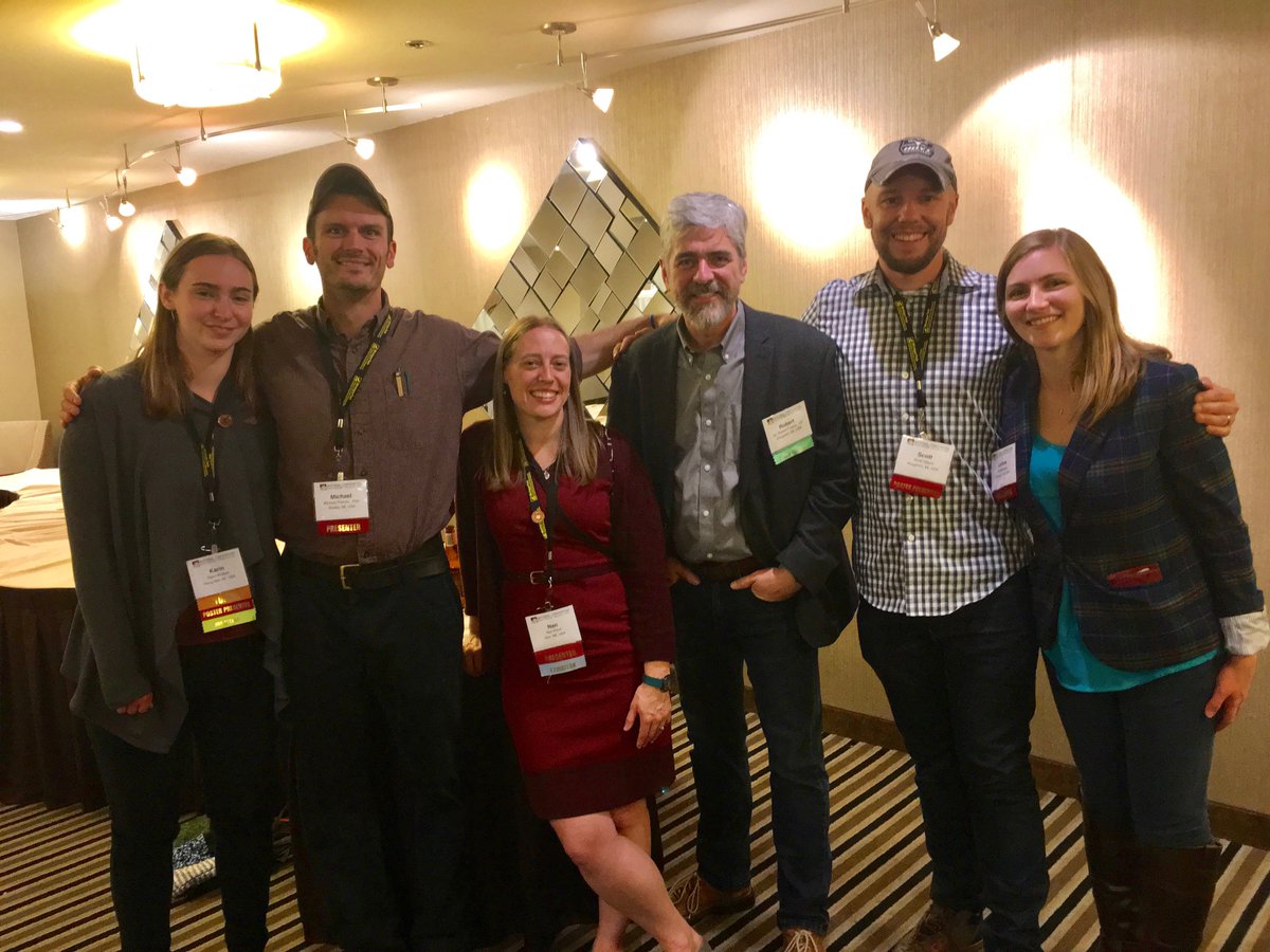 robfroese's tweet photo. @taganov's current and former students @foresters SAF 2016 in Madison, WI. #forestprofessional @MTUsfres https://t.co/PTtU7qUstj