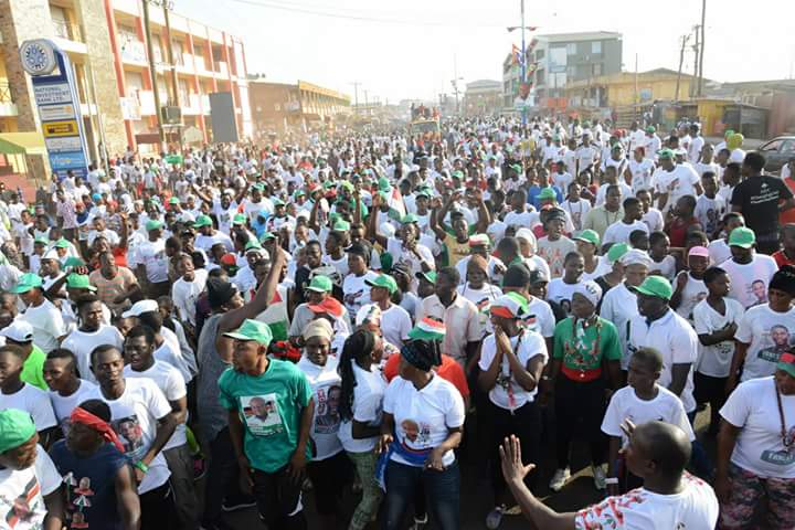 NanaOyeBampoe's tweet photo. Earlier today on the #JM4thePeople Health Walk at Ashaiman  #JMToaso https://t.co/GBjcA4JPfi