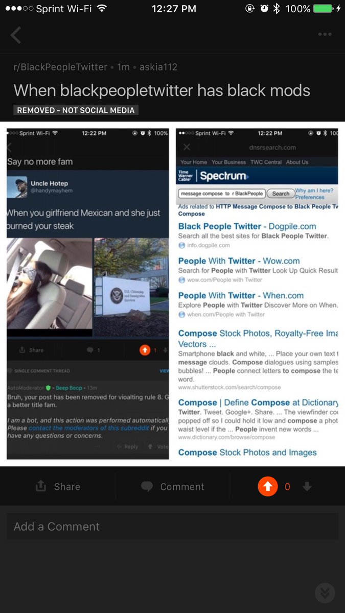 globalyAccepted's tweet photo. @redditBPT when you need to update your mod settings #LinksDontWorkDoe https://t.co/vDsZsbEAw9