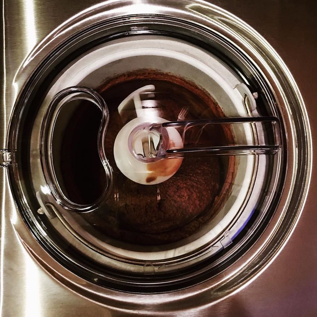 Matt and I made our first two batches of homemade ice cream last night!