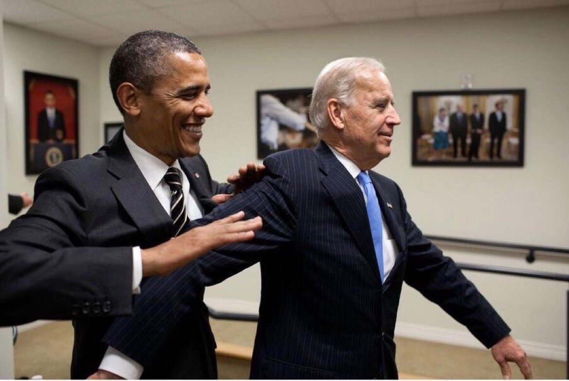 GVNGMiami's tweet photo. Biden: I just farted by the door here he comes

Obama: LOL OMG MOVE https://t.co/ox0PwnJ1L8