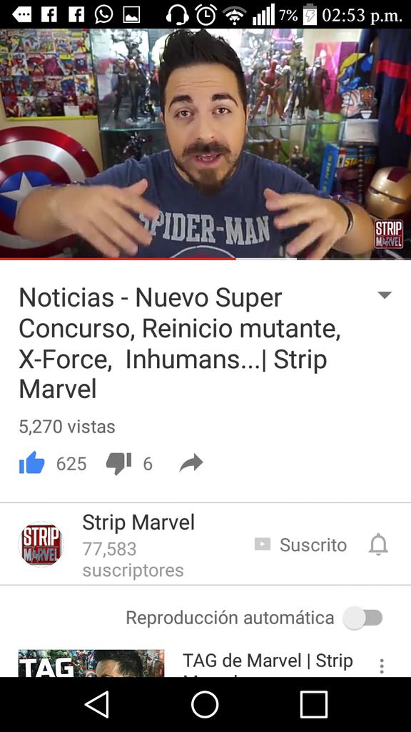 AngelitoZaa's tweet photo. @Senhorinos  @StripMarvel Ahi EstaSuscrito A Los Dos Canales :v #SuperConcursoStripOn https://t.co/qRzCzdV8P1