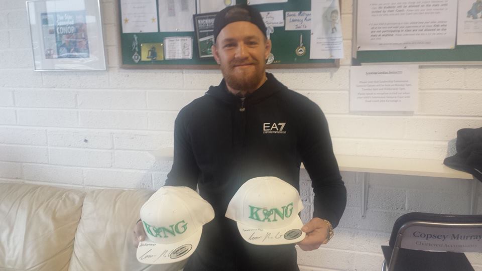 I've got a signed <a href="/TheNotoriousMMA/">Conor McGregor</a> hat up on a bonus ball auction to raise money for 5 year old Zack - please share! facebook.com/JayFurnessMMA/…