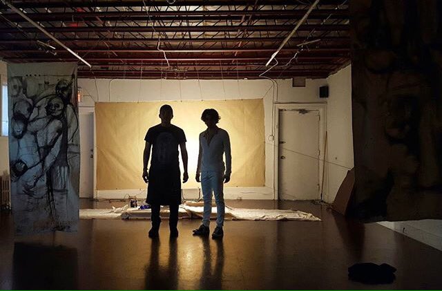 <a href="/carlosdartist/">Carlos Delgado</a> &amp; @Mateo_elgato prepping for I:Variations as part of our 2017 season. Pledge to our Kickstarter to get their work on stage!