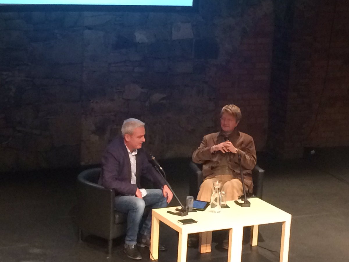 NewIslandBooks's tweet photo. #MrPussy, whose age is a state secret: @TheDivaMrPussy & @davekenny in conversation @DublinBookFest #dbf2016 memoir out now https://t.co/q0KIQyuV6u