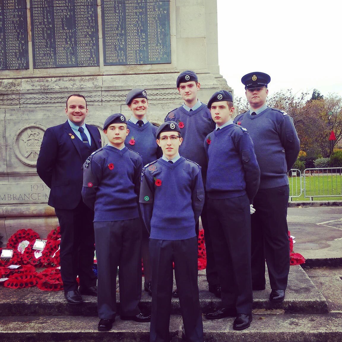 1175TO's tweet photo. So proud of @1175_sqn today at the remembrance parade! #whatwedo @Sgt_JSullivan @MerseysideWing @ComdtAC https://t.co/f17fsi6v1H