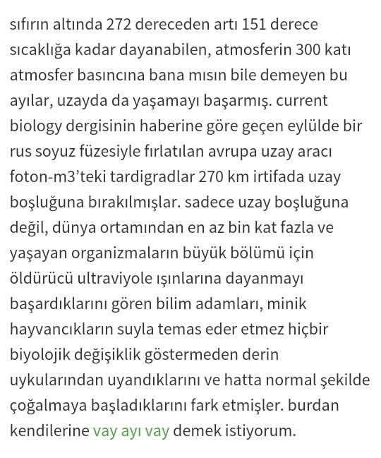 Su Ayıları /
Tardigrada
"