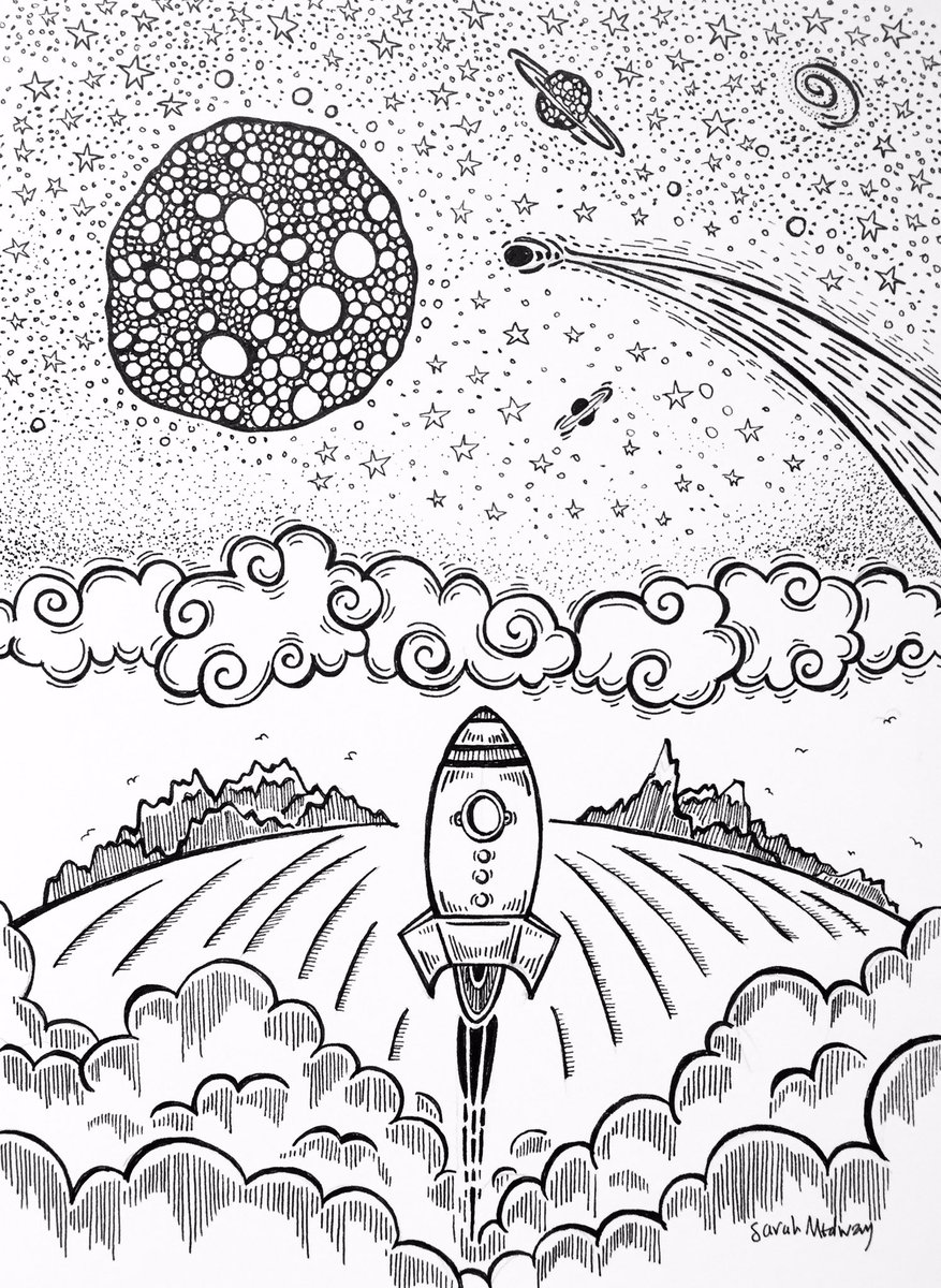 craftycat_uk's tweet photo. A little doodle for the pending #supermoon, here's some supermoon info for any space fans - https://t.co/a89PHPhTaR #doodle #supermoon2016 https://t.co/VEjZu60xvl