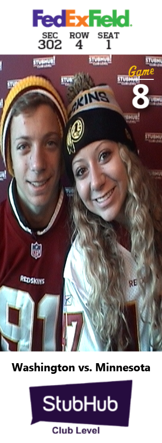 FedExFieldPhoto's tweet image. @juliana_portera – Check Out My Gameday Tix @ #FedExField #StubHubClub