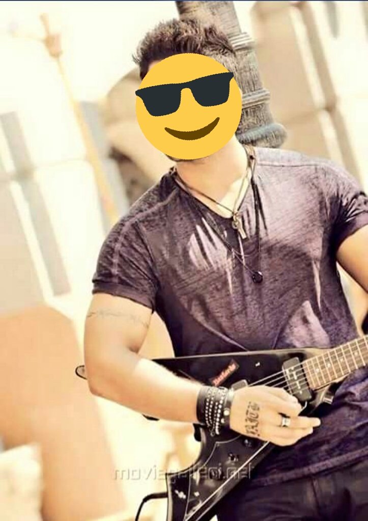 Which person is face on back sticker