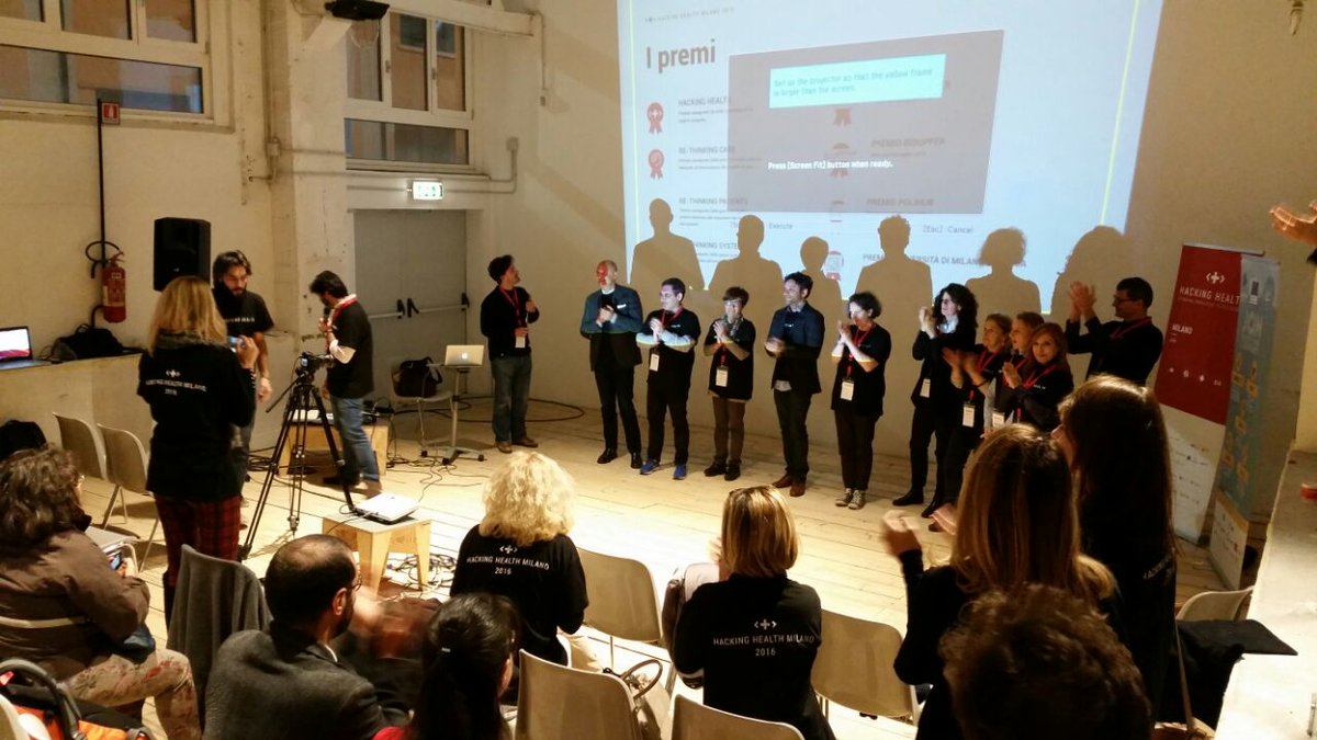 Grazie <a href="/HH_Milano/">Hacking Health Milan</a>! Bravissimi! #figate #opencare