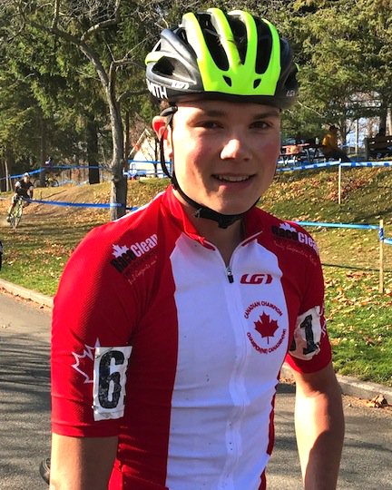 pedalmagazine's tweet photo. Meet the new 2016 Sr Men's Ontario CX Champ to go w/his nats title @gmanhomes9 @SilverGooseCX @garneaueaston @ontariocycling @CyclingCanada https://t.co/OgmGZOSUCY