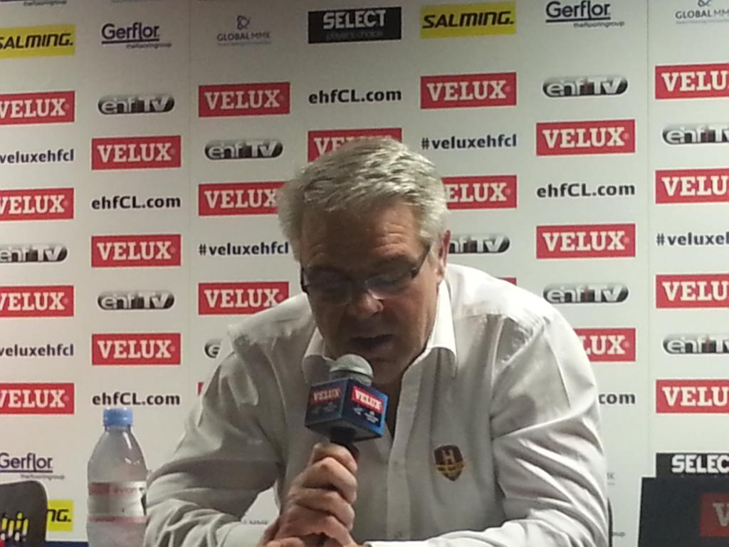 iciloireocean's tweet photo. Le coach du @HBCNantes @Antithierry : "Peu importe la manière, ce succès face au @CSDinamo est très important". https://t.co/5FDn5W4TAO