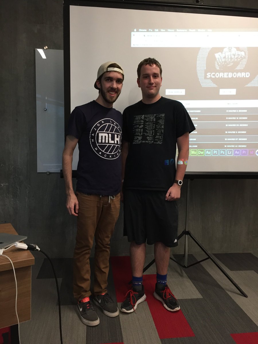 MLHacks's tweet photo. #WatchDogs2MLH was intense at #HackTheU yesterday! Congrats to our winner who won a copy of watch dogs 2 when it comes out! https://t.co/AEuffH6c9W