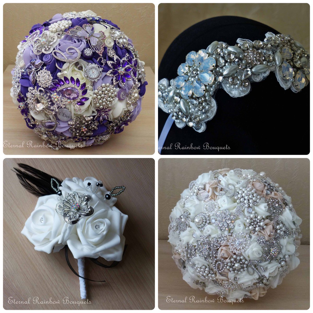 Some of our recent creations eternalrainbow.co.uk

#broochbouquets #silkbouquets #weddingbouquets