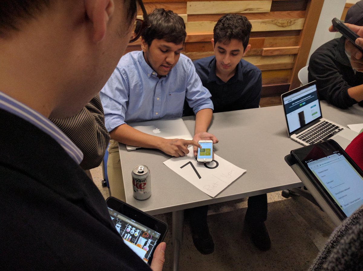 VUMedInno's tweet photo. @KendraParekh a patient experience app for the ED made at #VandyHacks https://t.co/BldqUAQQvx