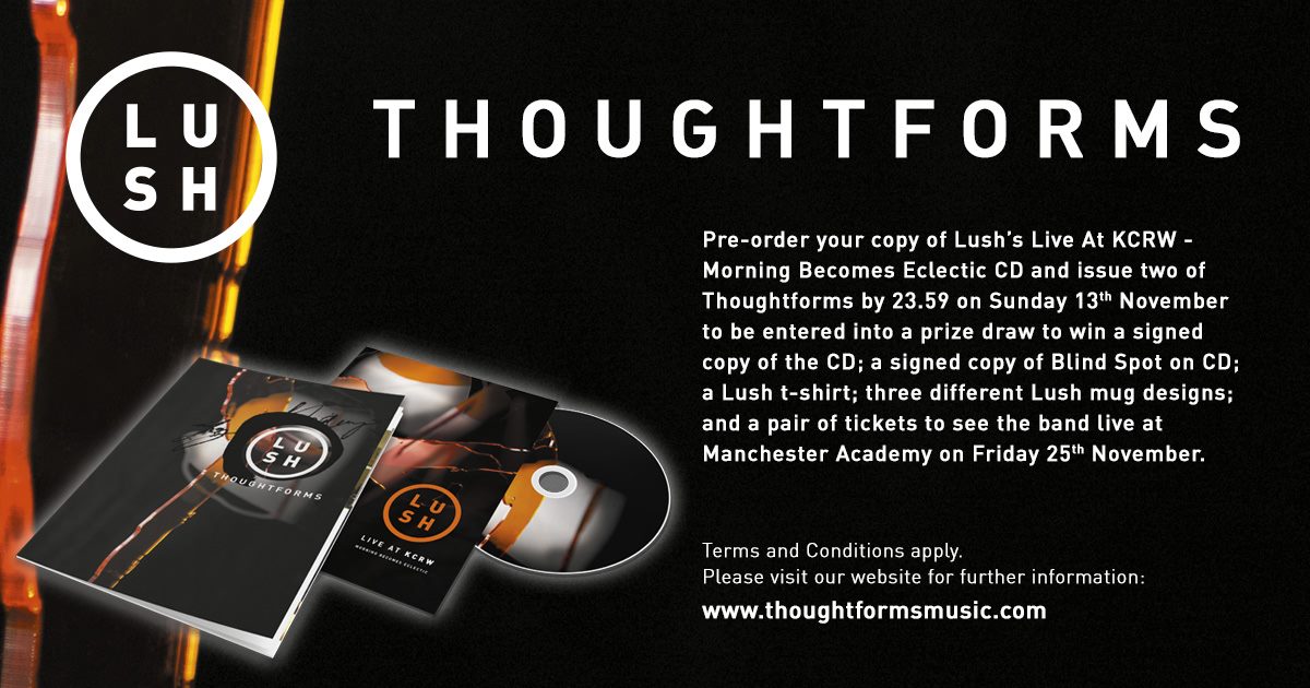 The exclusive pre-order for our Live At KCRW - Morning Becomes Eclectic ltd edition CD ends tonight at 23.59 thoughtformsmusic.com