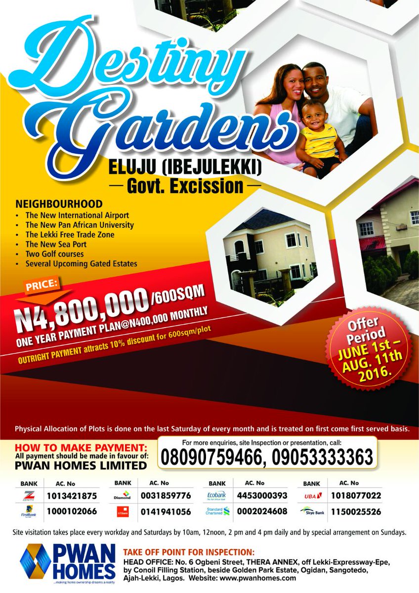 Zane_Sensei's tweet photo. Destiny Gardens, Eluju Ibeju Lekki..Outright payment: N4,320,000 Installmental payment: N4,800,000 (N400,000 for 12 months) #BusinessRT4RT https://t.co/mbwBDcjqim