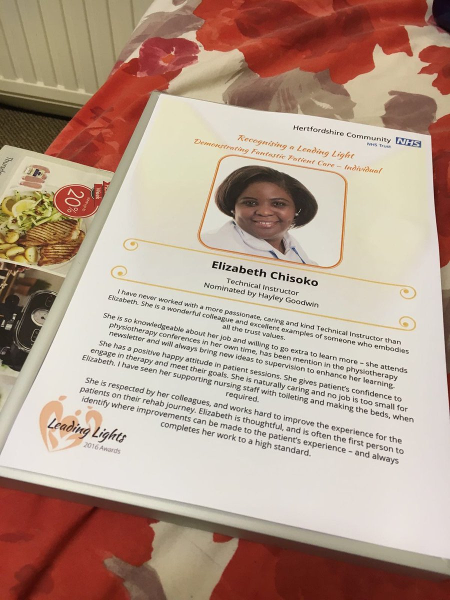 associateiris's tweet image. Congratulations to support worker @ChisokoE on your award