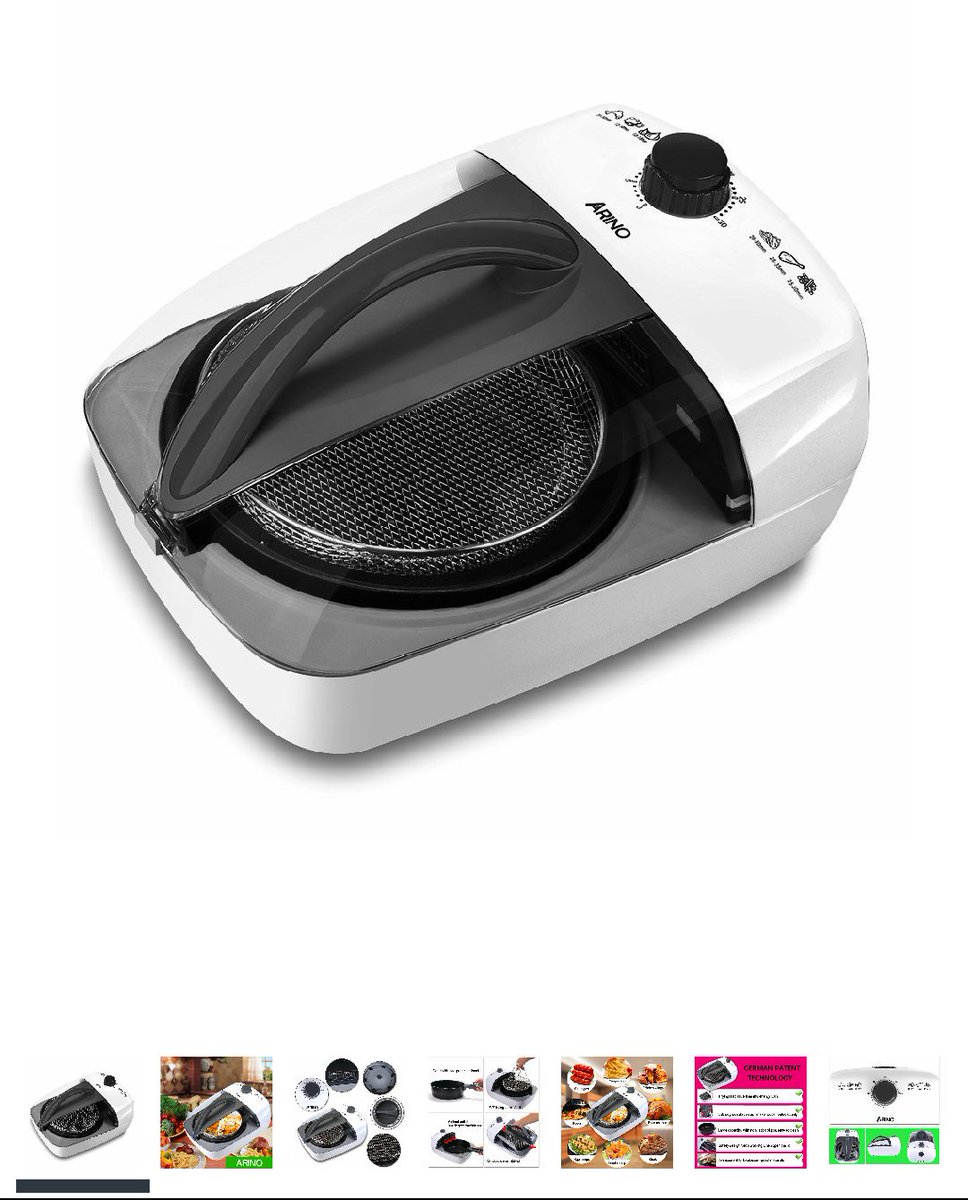 PromoSh0p's tweet photo. Airfryer friggitrice ad aria calda Arino friggitrice ad aria calda Multicooker KL 818b2 1100 Watt 3 Litter https://t.co/6Zpxfjn59J https://t.co/5qCgUbVvVU
