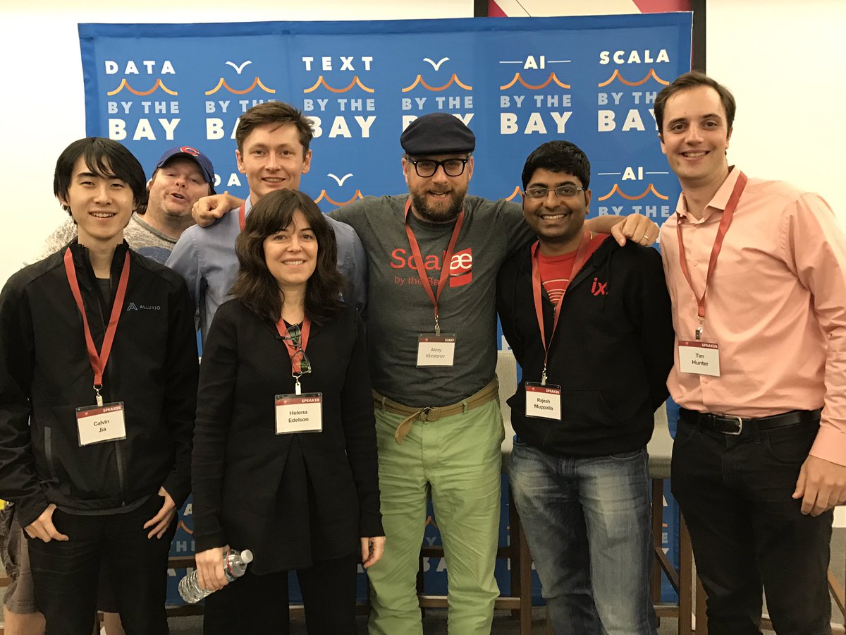 ChiefScientist's tweet image. Fantastic Data Pipelines panel at @ScalaByTheBay with @databricks, @Alluxio, @memsql, @helenaedelson, @codingnirvana, @cfregly #scalae