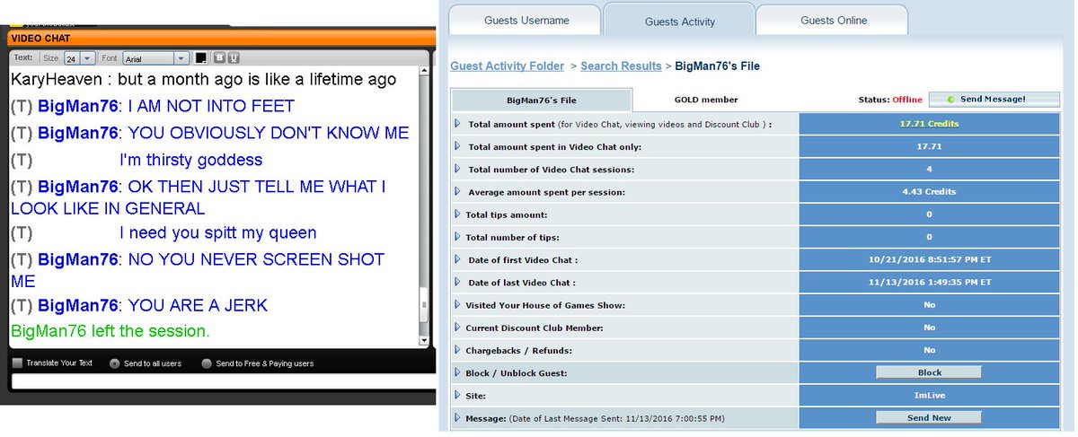KaryHeavenly's tweet photo. #fraud #timewasting sub. BigMan76 on @ImLiveCom is a fraud. never gives camera feed then complains about not being #blackmailed and #exposed https://t.co/DztUQ017m2