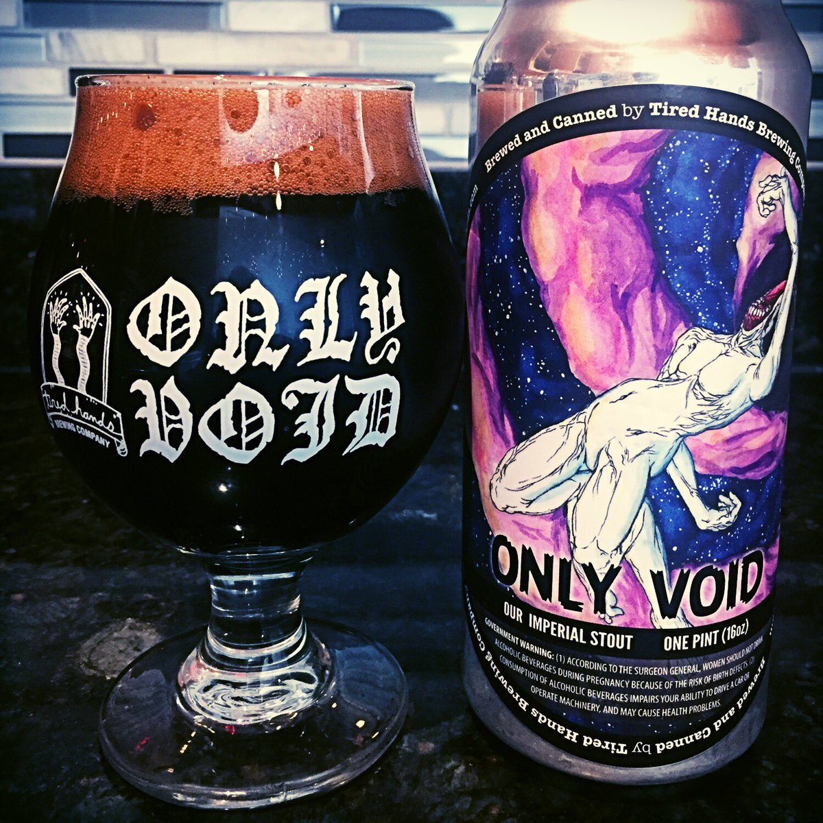 scotthferris's tweet photo. No more time, no more breath. No more hope, no more dawn. #OnlyVoid. #TiredHands #CraftBeer #StoutSeason #ProperGlassware https://t.co/KOO5wv9NxD