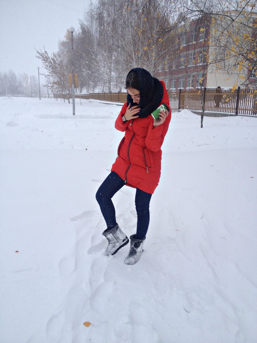 Неожиданно пришла зима 😍❄