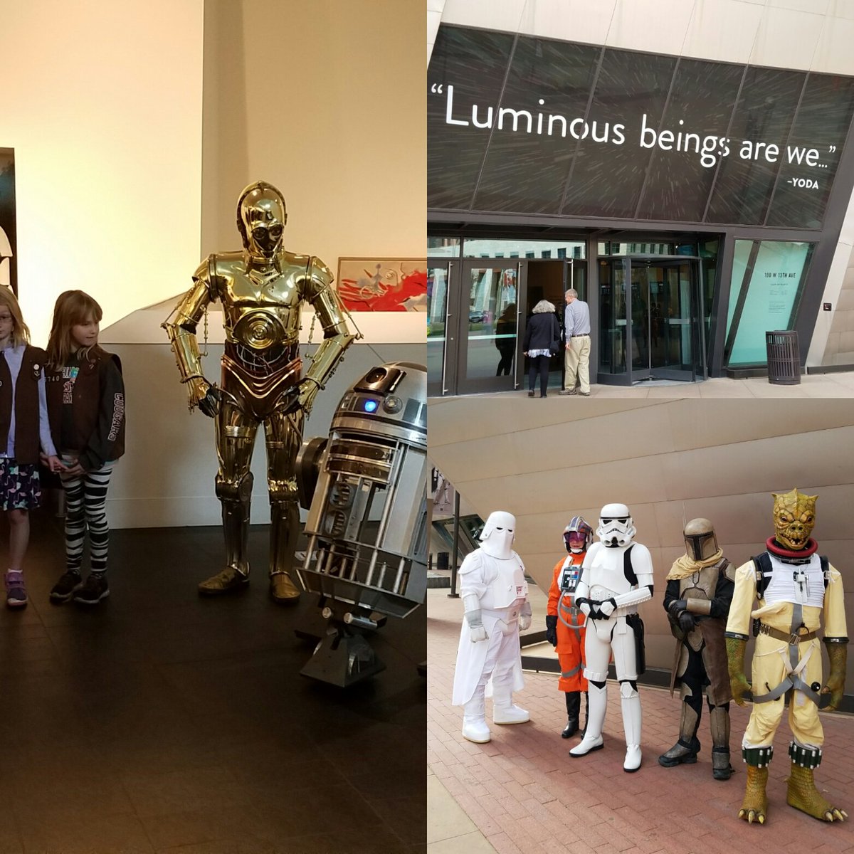 What a morning at the <a href="/DenverArtMuseum/">Denver Art Museum</a> !! #PowerOfCostume #501stlegion