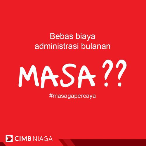 shenoby's tweet photo. Bebas Biaya Administrasi Bulanan #masagapercaya https://t.co/OcGvYLadI0 https://t.co/9OtgtfQx6R