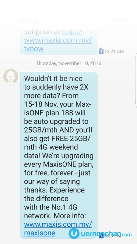 vernonchancom's tweet photo. 2x more data for free. Why not? How much is too much data though? @Maxis #MaxisONE https://t.co/RW6FJ2T41p https://t.co/OVnEuJFki9