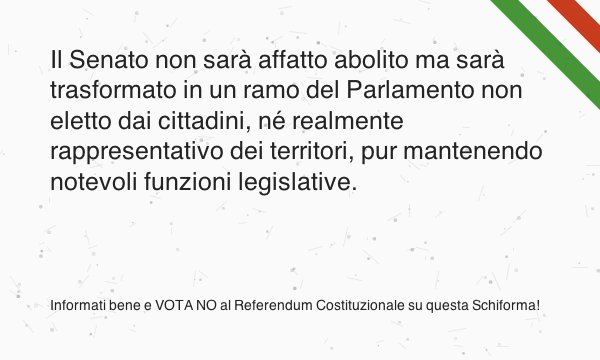 Schiforma's tweet photo. Perchè è importante informarsi bene sul #ReferendumCostituzionale: https://t.co/g6fgeebo1Y https://t.co/niVl1cLrWK