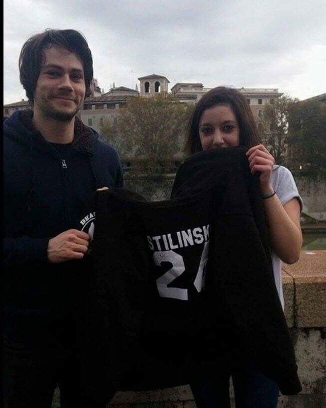 [PICTURE] Dylan with a fan today.
