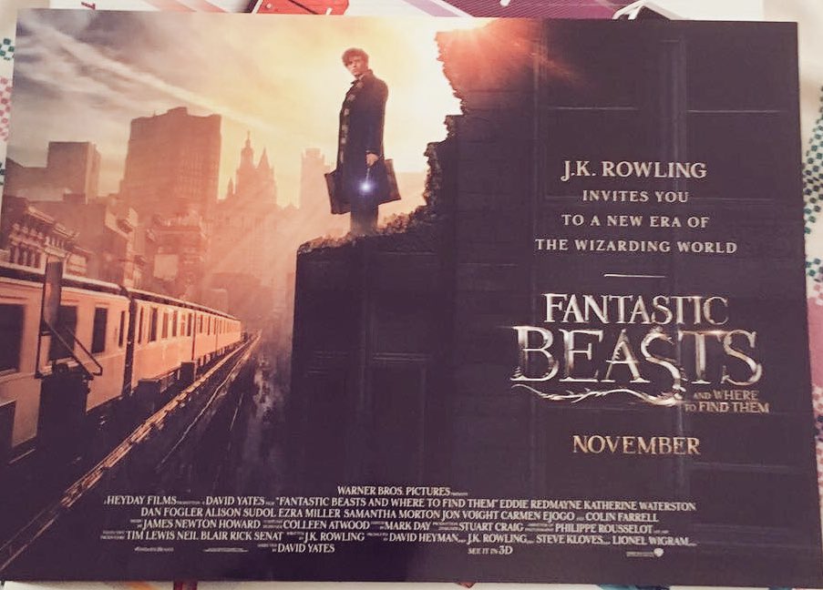 arethaayeh's tweet photo. Amazing day 2day! 1st cast&amp;crew screening of @fantasticbeastsuk &amp;then live perf of @unblinding! And 2gr8 shows yesterday4 @ett 😍happydayz https://t.co/lAsu9yHKMv