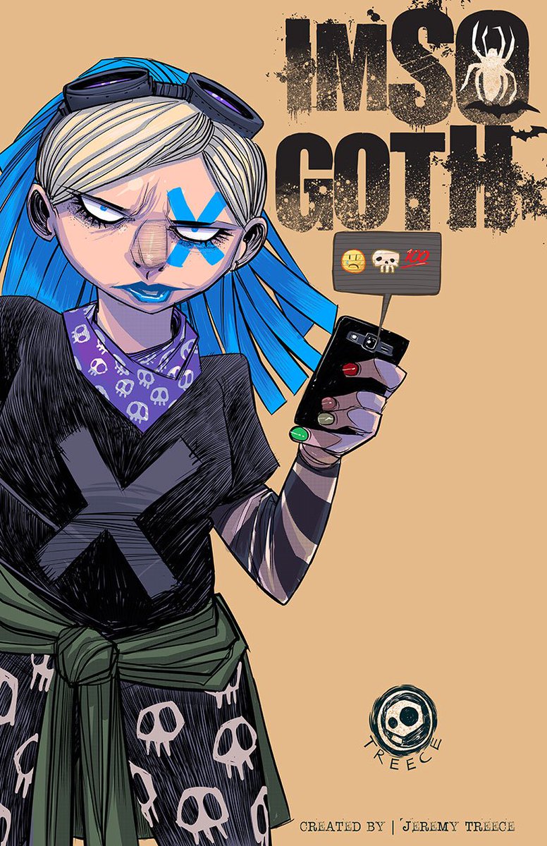 ISGcomic's tweet photo. Here is the #ImSoGoth promo poster with Xen. This is to accompany the one of Colette. Orders on this SOOOON.
#comics #CreatorOwned #Goth https://t.co/z9m4dm4LwH