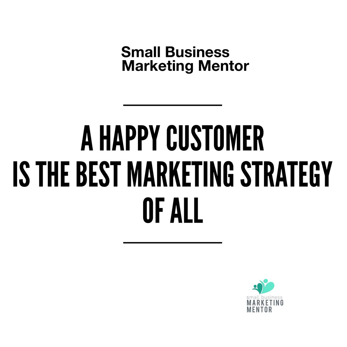 #Marketing isn't difficult ! Keep your customers happy so they tell their friends and keep coming back #smallbiz