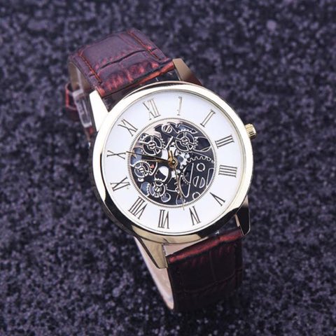 elevated_shop's tweet image. The Timeless Watch! With a unique face design showcasing the inner mechanics, this watch is the perfect combination of classy and casual.